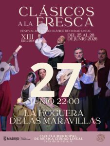 Cartel de la obra 'Una hoguera de las maravillas', de Clásicos a la Fresca 2026 en Ciudad Lineal