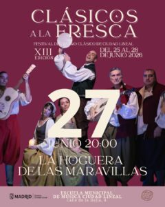 Cartel de la obra 'Una hoguera de las maravillas', de Clásicos a la Fresca 2026 en Ciudad Lineal