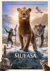 Cartel de película 'Mufasa, el Rey León' Cine de Verano de Ciudad Lineal