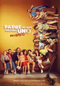 Cartel de película 'Padre no hay más que uno 5'. Cine de Verano de Ciudad Lineal