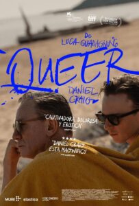 Cartel de película Queer. Cine de Verano de Ciudad Lineal.
