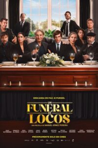 Cartel de película 'Un funeral de locos'. Cine de Verano de Ciudad Lineal