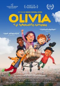 Cartel de película 'Olivia y el terremoto invisible' Cine de Verano de Ciudad Lineal