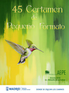 La exposición '45 Certamen de Pequeño Formato de la Asociación Española de Pintores y Escultores' puede verse en el Centro Cultural Príncipe de Asturias.