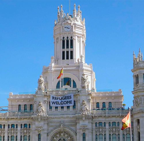 Palacio de las Comunicaciones en la Plaza de la Cibeles, sede del Ayuntamiento de Madrid.