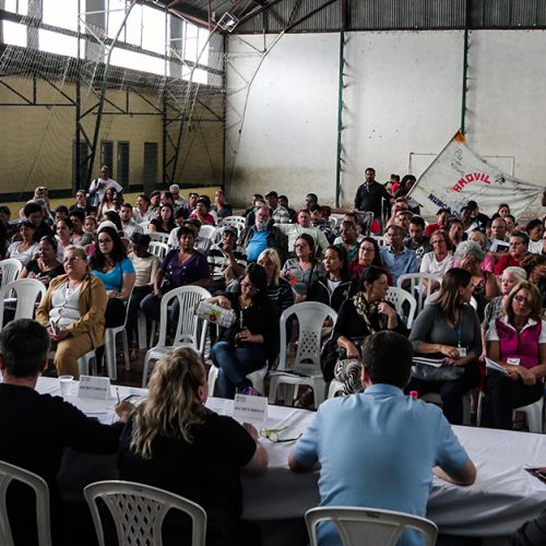Foro de presupuestos participativos de la región Humaitá-Navegantes de Porto Alegre. Foto: Joel Vargas/PMPA