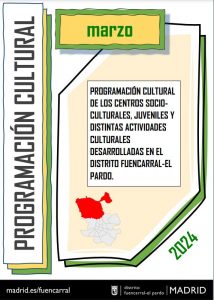 Portada agenda cultural de Fuencarral-El Pardo