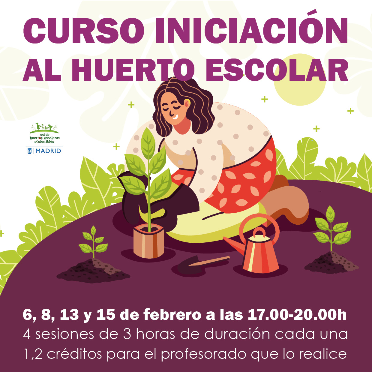 Curso de Iniciación al Huerto Escolar, Red de huertos Escolares Sostenibles de Madrid