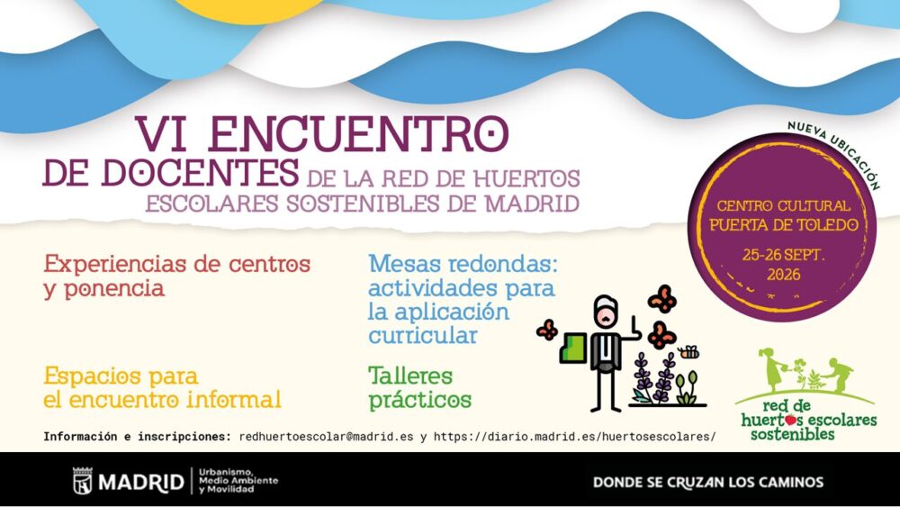 Imagen del sexto encuentro de docentes la red de huertos escolares