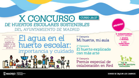 X Concurso de Huertos Escolares Sostenibles del Ayuntamiento de Madrid