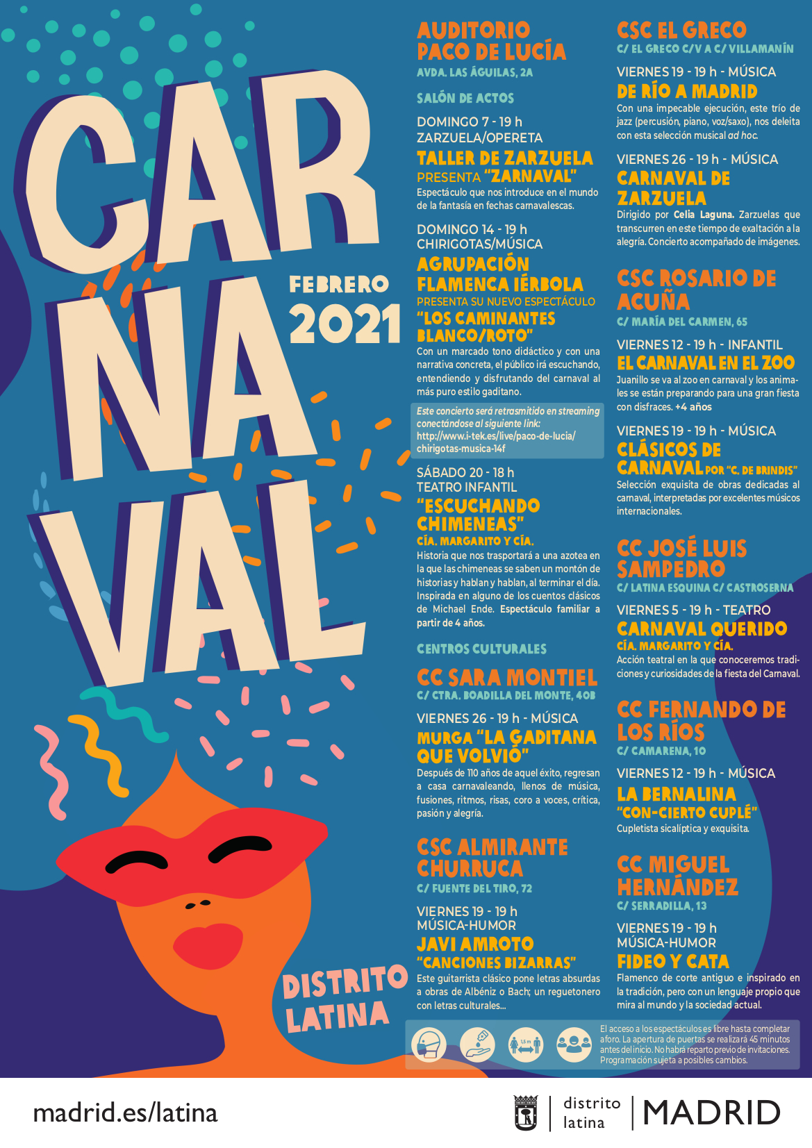 Cartel Carnaval Latina 2021