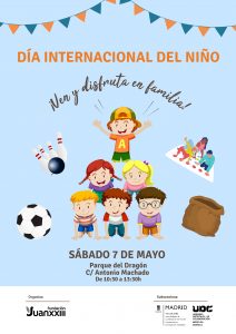 Celebramos el Día Internacional del niño el sábado 7 de mayo
