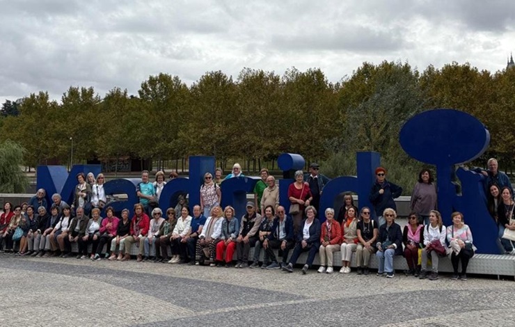 Paseo de las personas mayores en la Casa de Campo