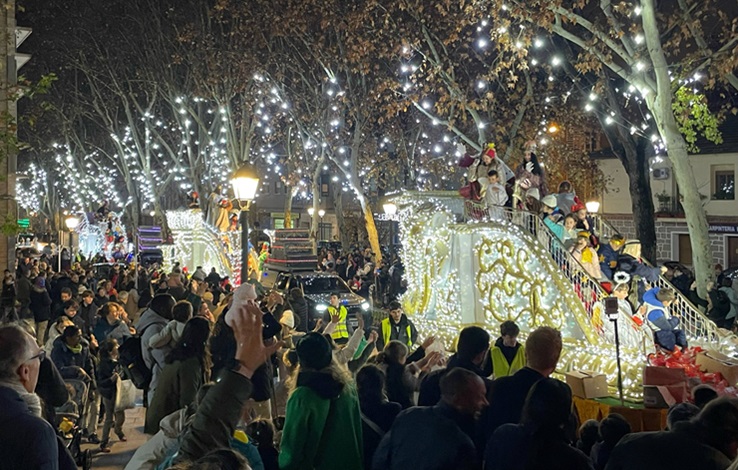Recorrido de la cabalgata de Reyes por las calles de Moncloa-Aravaca