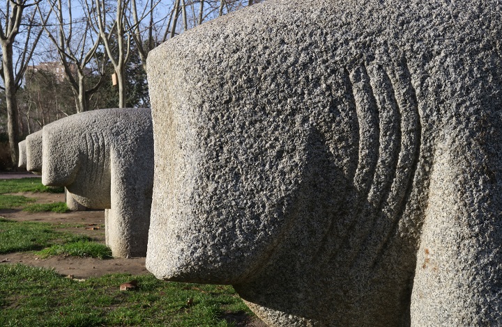 Réplica Toros de Guisando en Parque Moratalaz