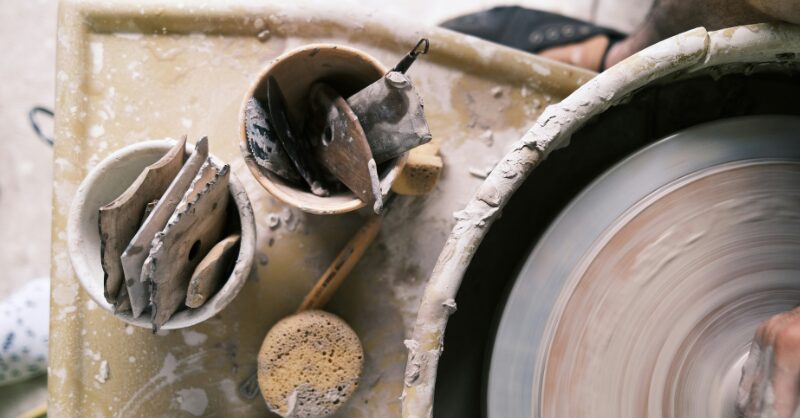 Detalle de actividad de cerámica