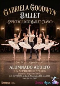El próximo 5 de septiembre los alumnos del curso para adultos de Gabriela Goodwyn Ballet ofrecerán un espectáculo en el Centro Cultural El Torito