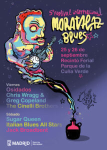 Cartel del festival Moratalaz Blues de 2026
