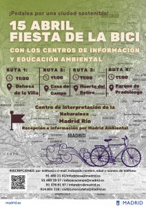 Bicicletada Intercentros hasta Madrid Río @ Madrid Río