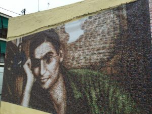 Mural en homenaje a Robert Capa