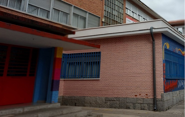 Obras en colegios de Puente de Vallecas