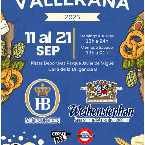 Cartel Oktobertfest Vallecana 2025