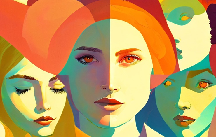 Ilustración de mujeres en conmemoración del Día Internacional frente a la Violencia contra la Mujer