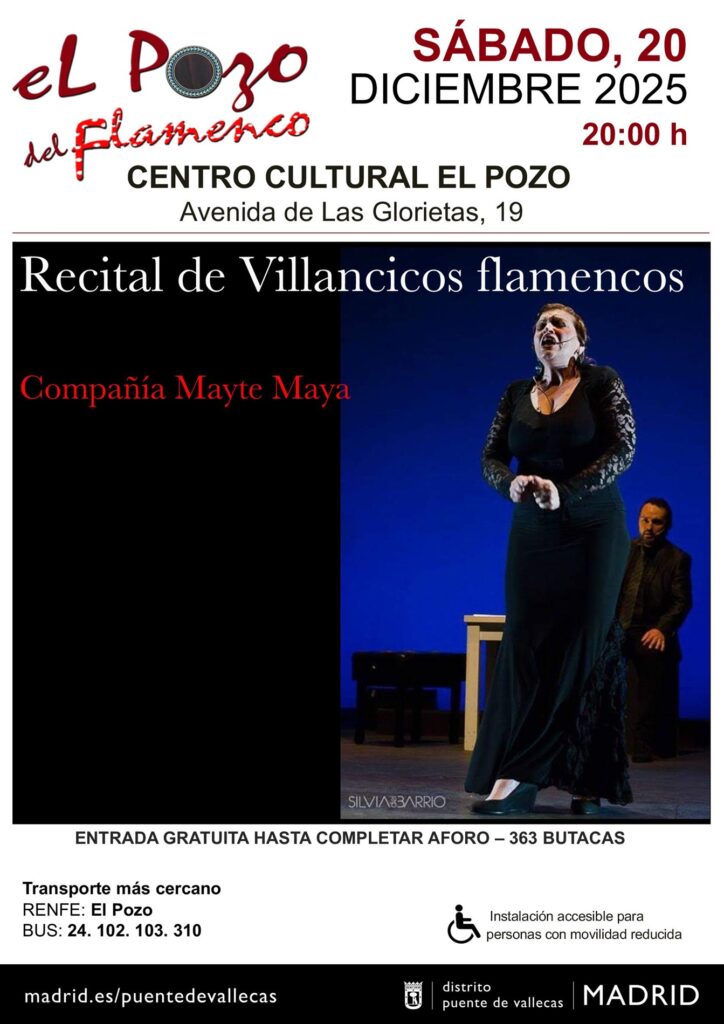 Cartel del recital Villancicos flamencos