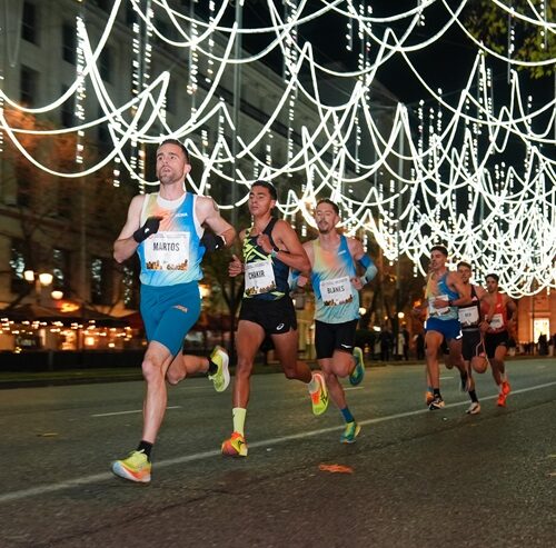 LLegada a meta San Silvestre Internacional 2024