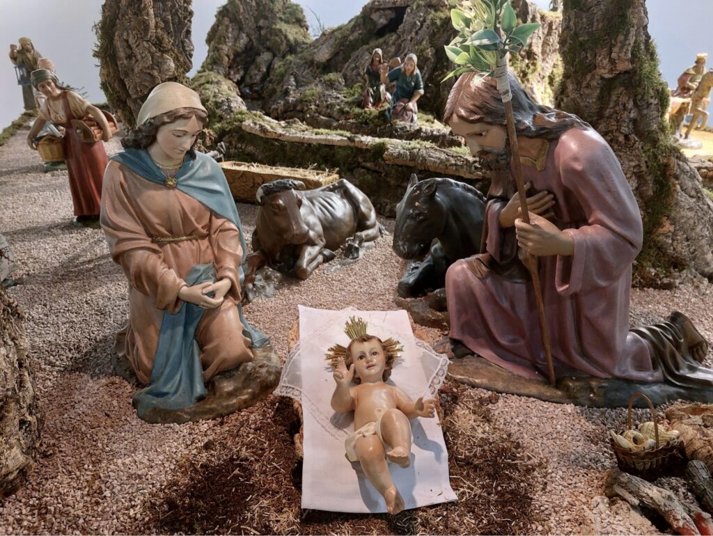 Belén histórico en la Navidad de Puente de Vallecas