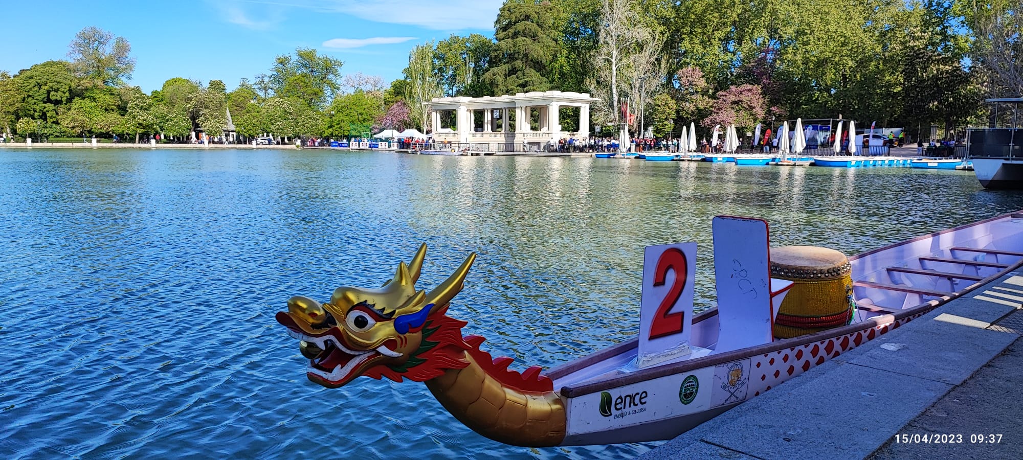 I Campeonato Dragon Boat en el Retiro