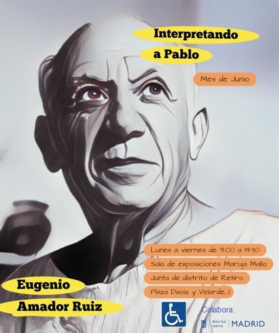 Cartel exposición 'Interpretando a Pablo'