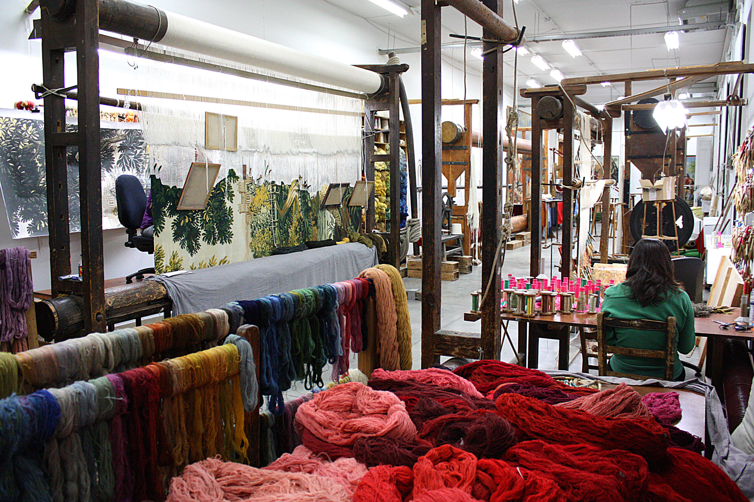 Interior de la Real Fábrica de Tapices