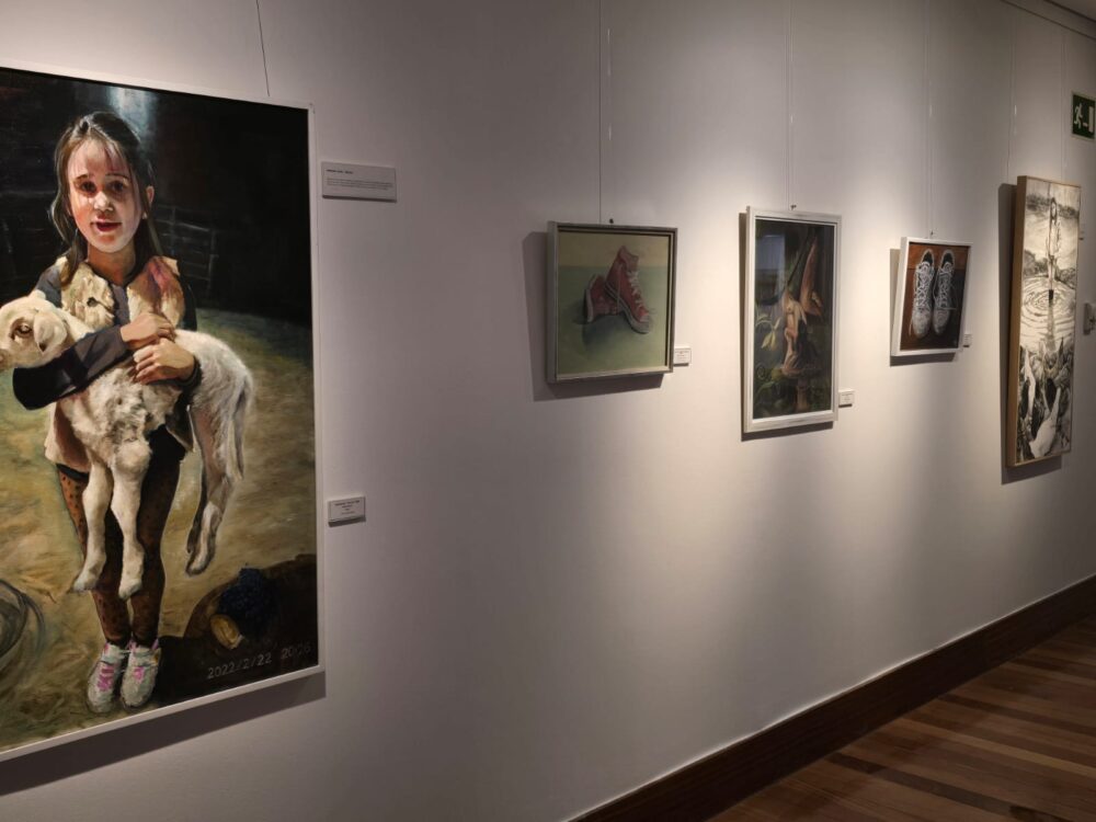 Cuadros de la exposición Restrospectiva Grupo Barquillo 17