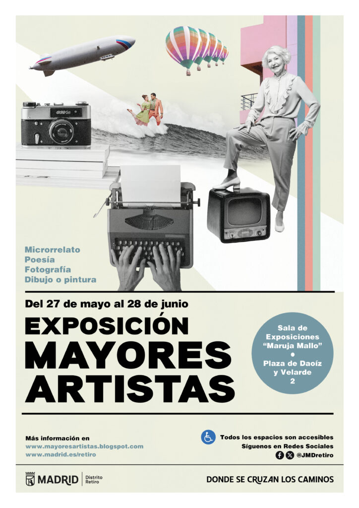 Cartel de la exposición Mayores Artistas