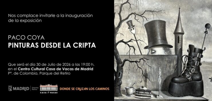 Cartel exposición 'Pinturas en la cripta'