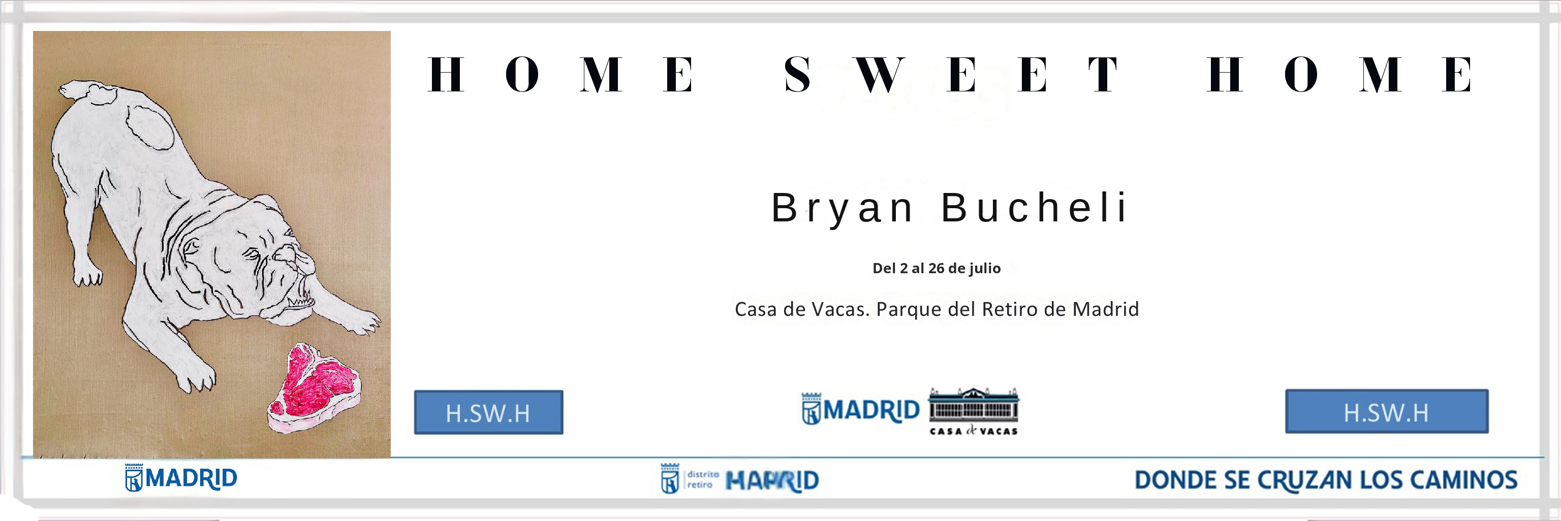 cartel exposición Sweet Home Sweet