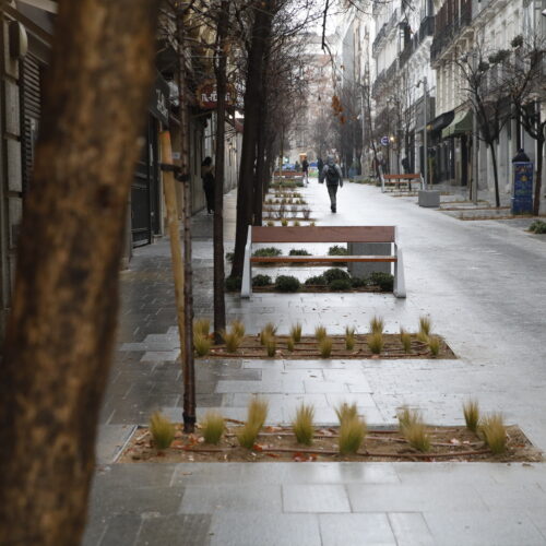 Remodelación peatonal de las calles de Recoletos y del Cid del distrito de Salamanca