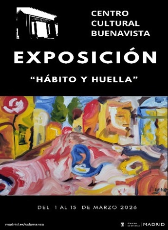 Cartel de la exposición 'Hábito y huella'