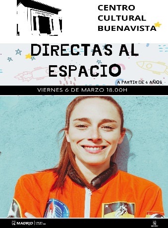 Cartel de la obra 'Directas al espacio'
