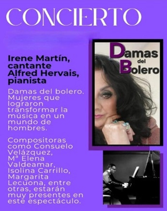 Cartel del concierto 'Damas del bolero'