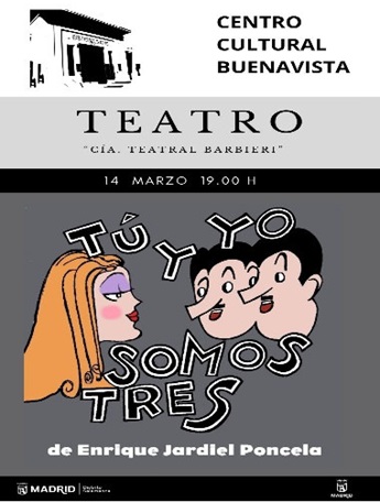Cartel de la función 'Tú y yo somos tres'