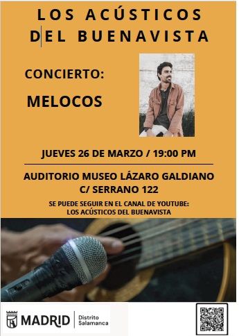 Cartel del concierto de Melocos