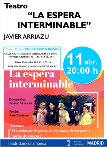 Cartel de la función 'La espera interminable'