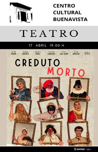 Cartel de la obra de teatro 'Creduto Morto'