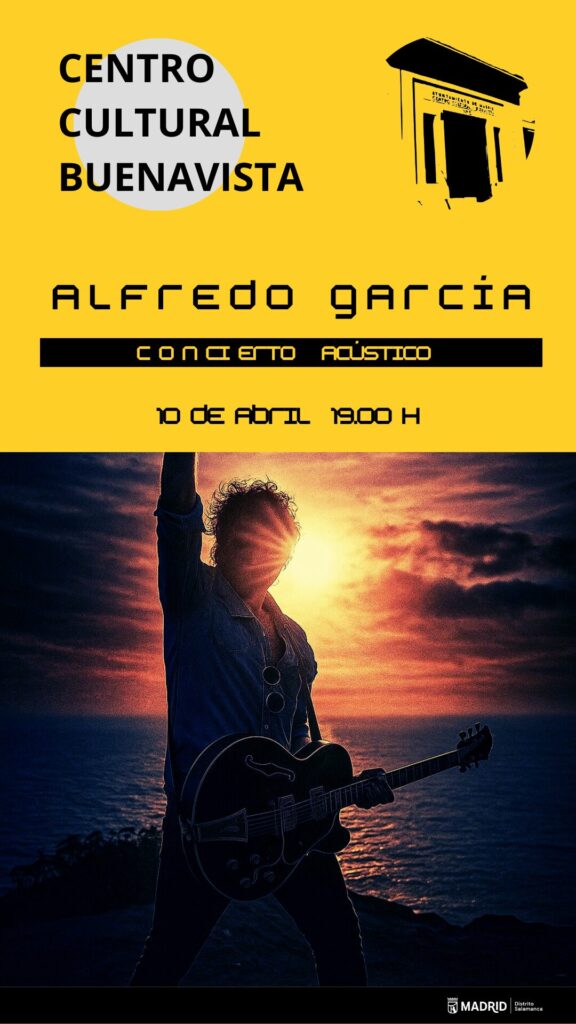 Cartel del concierto de Alfredo García