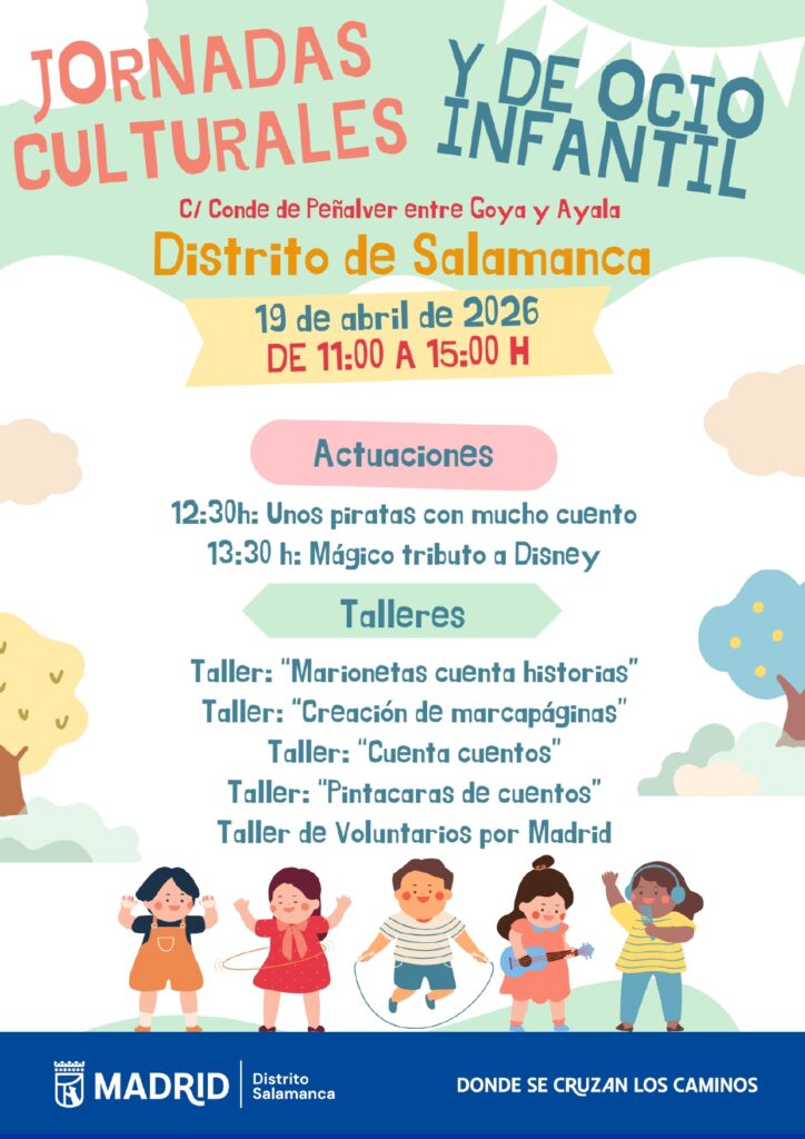 Cartel de la Jornada Infantil del Distrito de Salamanca