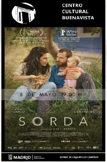 Cartel de la proyección de la película 'Sorda'