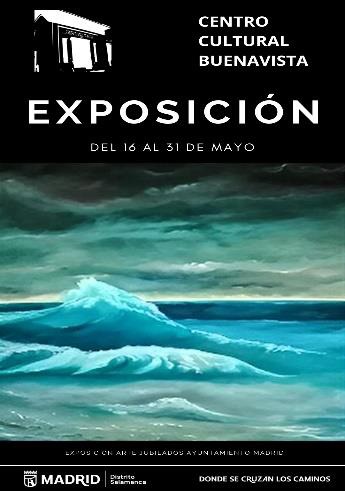Cartel de la exposición de Jubilados del Ayuntamiento de Madrid