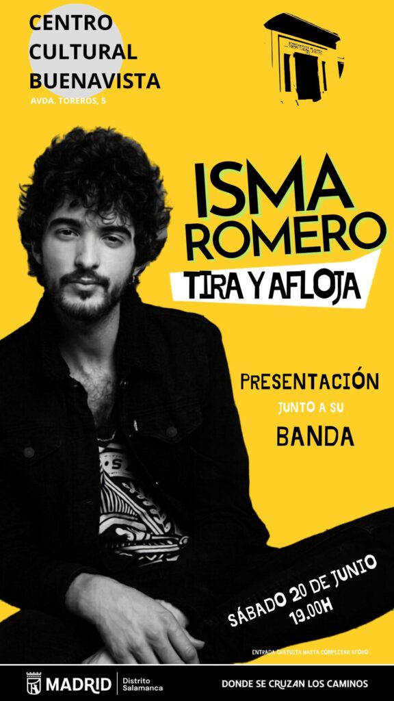 Cartel del concierto de Isma Romero